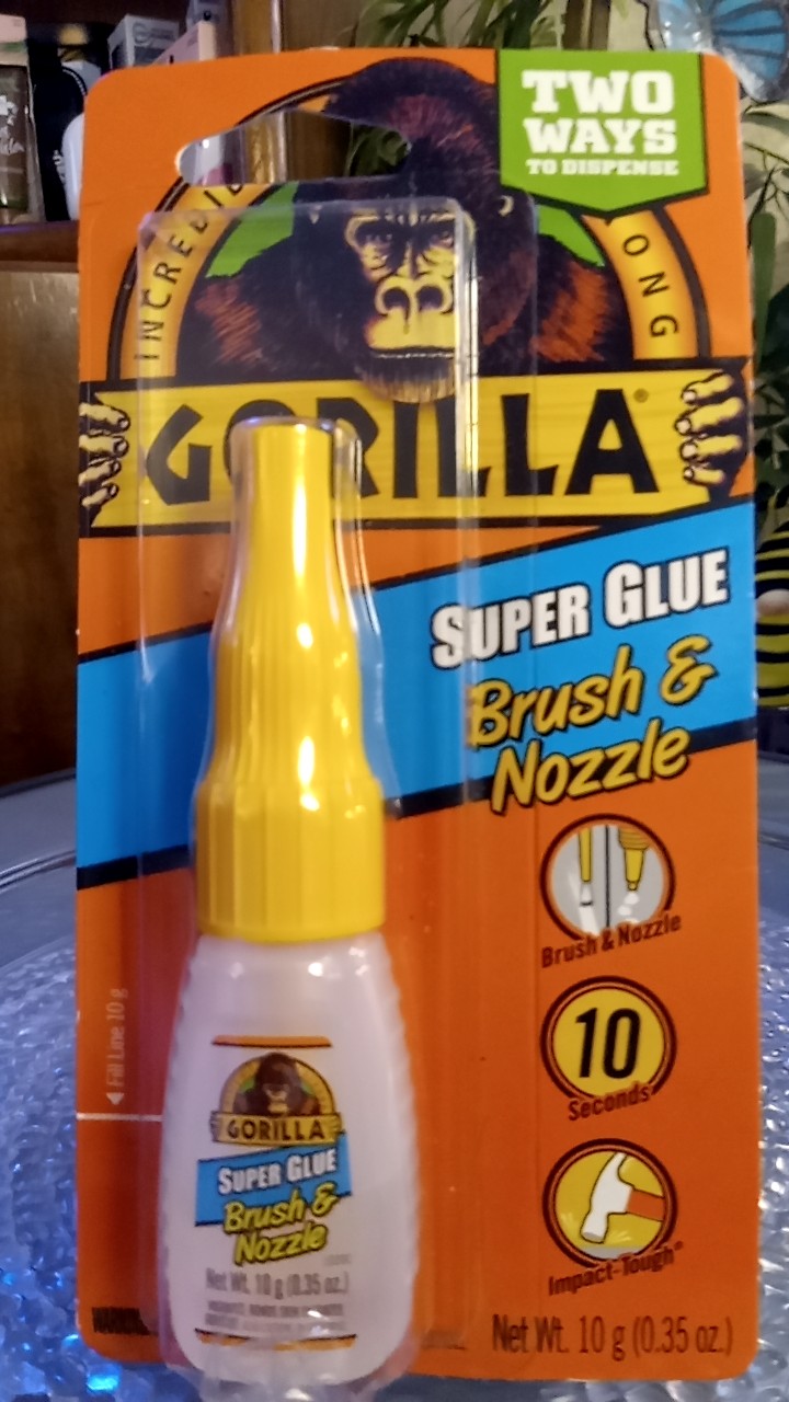 Gorilla Super Glue Brush & Nozzle Applicator 10g